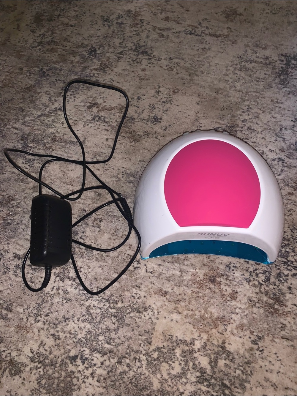 SUNUV Pink and White LED Nail Lamp for Women